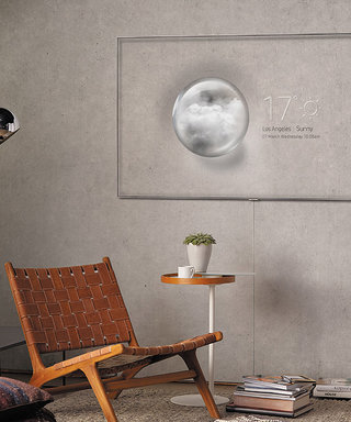 This New TV Vanishes Into Your Living Room Wall